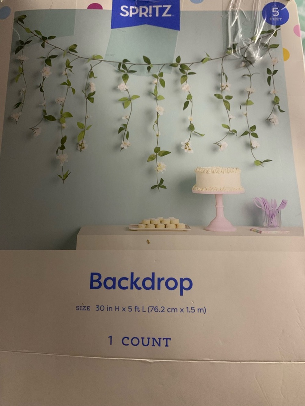 Spritz Floral Vine Backdrop